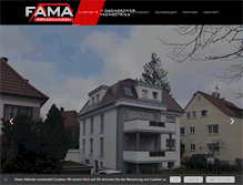 Tablet Screenshot of fama-bedachungen.de